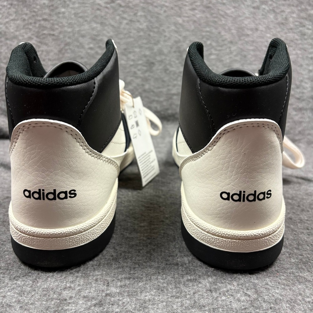 Adidas Break Start Mid Top Women 7.5 Basketball Sneakers White Black Court New - Picture 5 of 16
